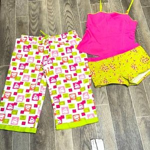 Q & A - 3 Piece Lounge Wear. Tank/Shorts/Pants. Super Cute!
